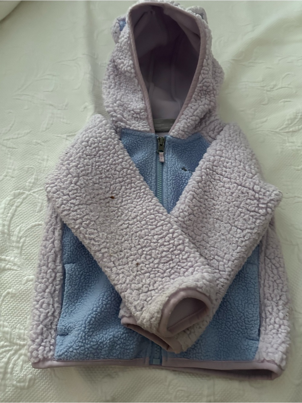 Columbia Kids Sherpa Jacket - Lavender & Powder Blue